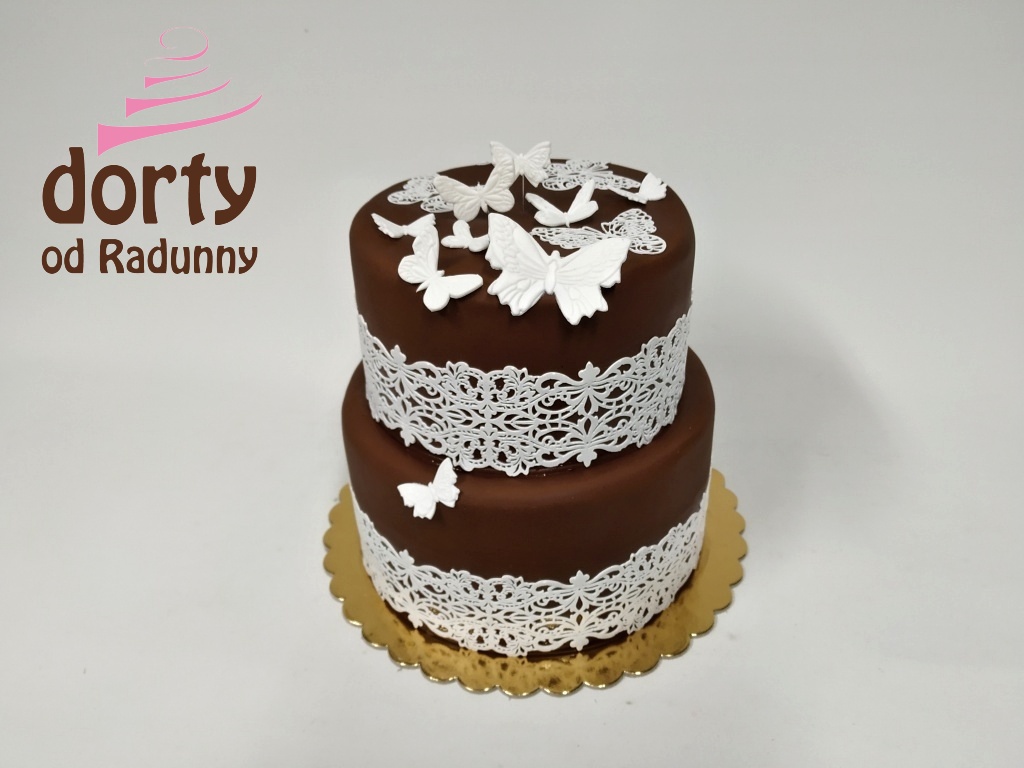 (6930)čoko s krajkou